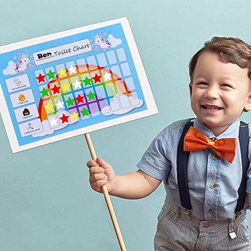 GWHOLE 2 Piezas Tablas de Entrenamiento de IR al Baño para Niños, Tablas de recompensa de Potty Chart Toilet Chart Infantiles - Viene con 6 Hojas Pegatinas GWHOLE 2 Piezas Tablas de Entrenamiento de IR al Baño para Niños, Tablas de recompensa de Potty Chart Toilet Chart Infantiles - Viene con 6 Hojas Pegatinas