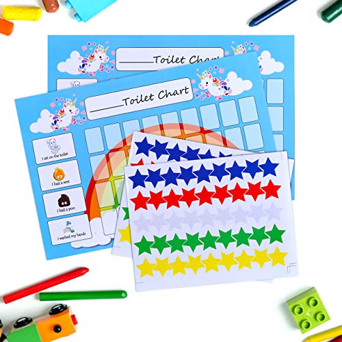 GWHOLE 2 Piezas Tablas de Entrenamiento de IR al Baño para Niños, Tablas de recompensa de Potty Chart Toilet Chart Infantiles - Viene con 6 Hojas Pegatinas GWHOLE 2 Piezas Tablas de Entrenamiento de IR al Baño para Niños, Tablas de recompensa de Potty Chart Toilet Chart Infantiles - Viene con 6 Hojas Pegatinas