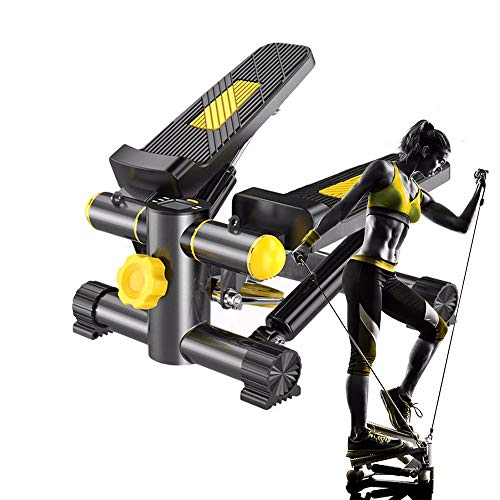 GWLGWL Mini Stepper 2 en 1, Swing Stepper Cardio Fitness Stepper Cardio Fitness aeróbic para Hogar con Pantalla, para Usuarios Principiantes y Avanzados Carga Máxima: 135 Kg