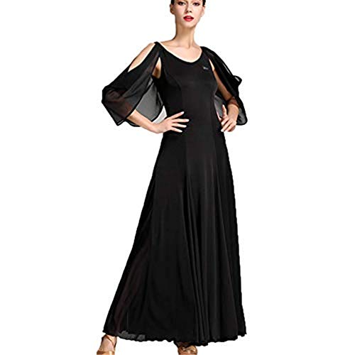 GXFXLP Estándar Damas Vestido De Baile Moderno para Las Señoras Flotante Mangas Elástico Social Práctica De La Danza, Capacitación Técnica De Vals Traje De La Danza De La Salsa,Rojo,M GXFXLP Estándar Damas Vestido De Baile Moderno para Las Señoras Flotante Mangas Elástico Social Práctica De La Danza, Capacitación Técnica De Vals Traje De La Danza De La Salsa,Rojo,M