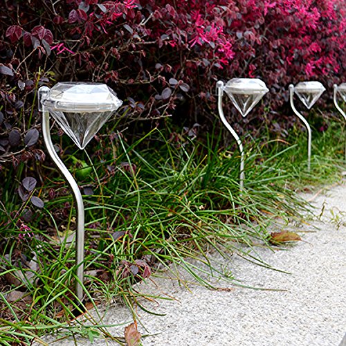 GY-LIGHTING CISTWIN Paquete de 4 Colores Que cambian LED Solar Powered Diamonds Garden Pathway Luces de estaca Linternas para Patio de Patio Patio Exterior CIS-57457-PACK4CC GY-LIGHTING CISTWIN Paquete de 4 Colores Que cambian LED Solar Powered Diamonds Garden Pathway Luces de estaca Linternas para Patio de Patio Patio Exterior CIS-57457-PACK4CC