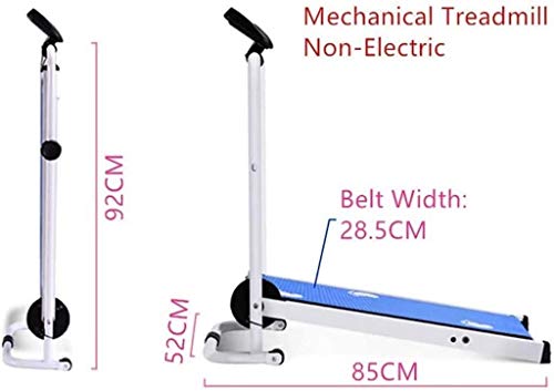 GYLEJWH Mini Cinta De Correr, Aparatos De Gimnasia Máquina De Caminar Mecánica, Hogar De Múltiples Funciones Mini Pie De Silencio La Pérdida De Peso De La Máquina-