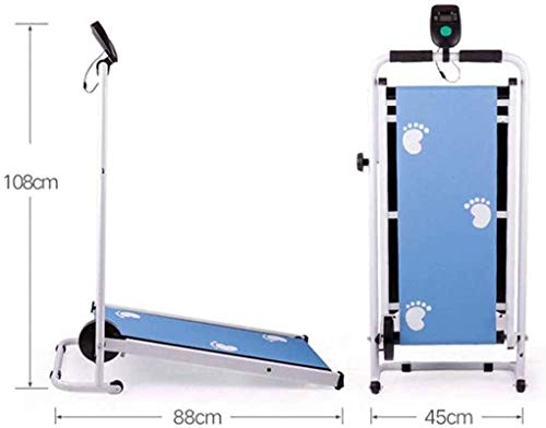 GYLEJWH Mini Cinta De Correr, Aparatos De Gimnasia Máquina De Caminar Mecánica, Hogar De Múltiples Funciones Mini Pie De Silencio La Pérdida De Peso De La Máquina-