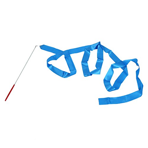 Gym danza cinta gimnastica ritmica streamer vara twirling partido del ano nuevo chino -, color azul Gym danza cinta gimnastica ritmica streamer vara twirling partido del ano nuevo chino -, color azul