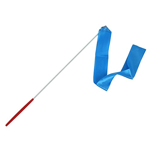Gym danza cinta gimnastica ritmica streamer vara twirling partido del ano nuevo chino -, color azul Gym danza cinta gimnastica ritmica streamer vara twirling partido del ano nuevo chino -, color azul