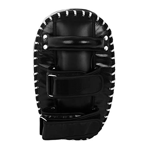 Gymrex Pao para Boxeo y Arates Marciales GR-HT 21W (Cuero sintético y Espuma PE, Acolchado: 80 mm, Superficie de golpeo: 350 x 210 mm, Negro, Costura Blanca) Gymrex Pao para Boxeo y Arates Marciales GR-HT 21W (Cuero sintético y Espuma PE, Acolchado: 80 mm, Superficie de golpeo: 350 x 210 mm, Negro, Costura Blanca)