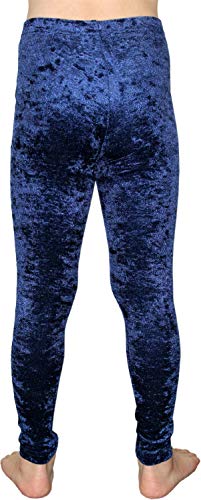 GymStern Mallas deportivas Crash de terciopelo, bielásticas, adecuadas para niños, mallas de cadera, cintura normal azul oscuro 152 cm GymStern Mallas deportivas Crash de terciopelo, bielásticas, adecuadas para niños, mallas de cadera, cintura normal azul oscuro 152 cm