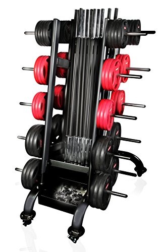 Gymstick rp-1.25 – Placa de Peso de Goma Negro, 1,25 kg