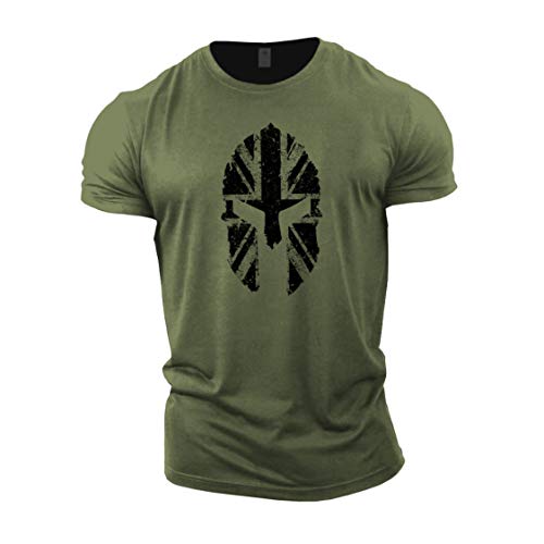 GYMTIER Camiseta para hombre de culturismo, bandera de Reino Unido, camiseta de entrenamiento de gimnasio GYMTIER Camiseta para hombre de culturismo, bandera de Reino Unido, camiseta de entrenamiento de gimnasio