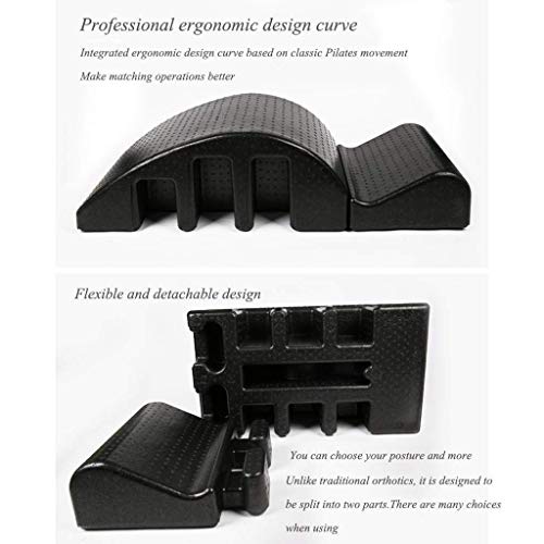 GZD Cama De Masaje Negro Pilates, Corrector De Yoga Desmontable, Equipo De Ejercicios para Adelgazar Y Formar Una Cuña De Espuma De Recuperación GZD Cama De Masaje Negro Pilates, Corrector De Yoga Desmontable, Equipo De Ejercicios para Adelgazar Y Formar Una Cuña De Espuma De Recuperación