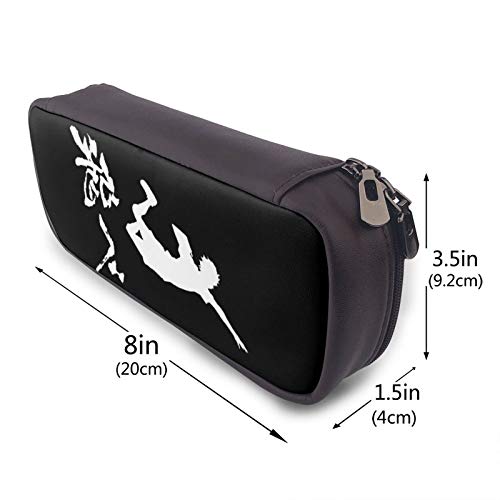 H-aikyu-u - Estuche para lápices de gran capacidad, doble cremallera, para estudiantes, adolescentes, niñas, adultos, bolsa de cosméticos H-aikyu-u - Estuche para lápices de gran capacidad, doble cremallera, para estudiantes, adolescentes, niñas, adultos, bolsa de cosméticos