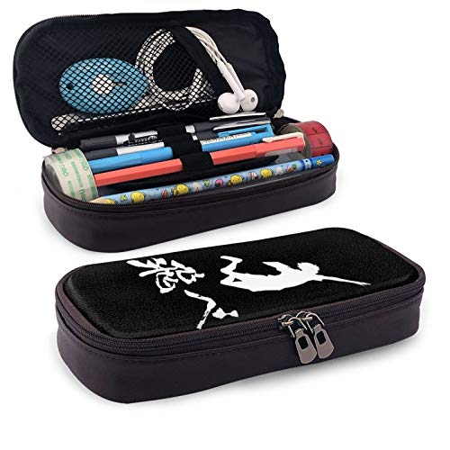 H-aikyu-u - Estuche para lápices de gran capacidad, doble cremallera, para estudiantes, adolescentes, niñas, adultos, bolsa de cosméticos H-aikyu-u - Estuche para lápices de gran capacidad, doble cremallera, para estudiantes, adolescentes, niñas, adultos, bolsa de cosméticos