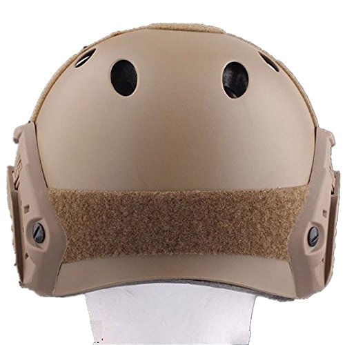 H World EU Casco de combate estilo militar SWAT tipo PJ para CQB Shooting Airsoft Paintball (DE) H World EU Casco de combate estilo militar SWAT tipo PJ para CQB Shooting Airsoft Paintball (DE)