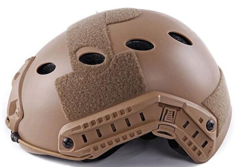 H World EU Casco de combate estilo militar SWAT tipo PJ para CQB Shooting Airsoft Paintball (DE) H World EU Casco de combate estilo militar SWAT tipo PJ para CQB Shooting Airsoft Paintball (DE)