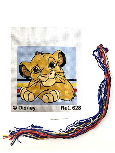 Haberdashery Online Kit Medio Punto para niños, 18 x 15 cms. Colección El Rey León - Modelo 628 Haberdashery Online Kit Medio Punto para niños, 18 x 15 cms. Colección El Rey León - Modelo 628