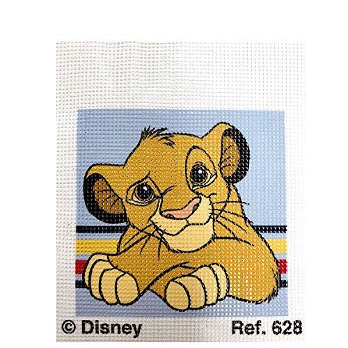 Haberdashery Online Kit Medio Punto para niños, 18 x 15 cms. Colección El Rey León - Modelo 628 Haberdashery Online Kit Medio Punto para niños, 18 x 15 cms. Colección El Rey León - Modelo 628