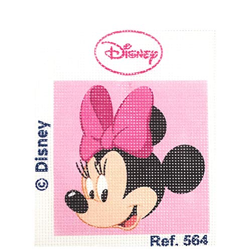 Haberdashery Online Kit Medio Punto para niños, 18 x 15 cms. Colección Minnie Mouse - Modelo 564