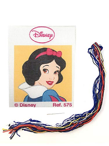 Haberdashery Online Kit Medio Punto para niños, 18 x 15 cms. Colección Princesas Disney -Blancanieves Modelo 575 Haberdashery Online Kit Medio Punto para niños, 18 x 15 cms. Colección Princesas Disney -Blancanieves Modelo 575