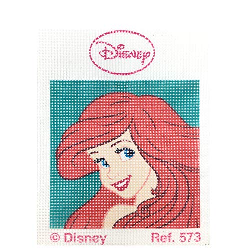 Haberdashery Online Kit Medio Punto para niños, 18 x 15 cms. Colección Princesas Disney -Sirenita Modelo 573 Haberdashery Online Kit Medio Punto para niños, 18 x 15 cms. Colección Princesas Disney -Sirenita Modelo 573