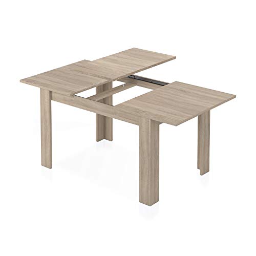 Habitdesign Mesa de Comedor Extensible, Mesa salón o Cocina, Acabado en Color Roble Canadian, Modelo Kendra, Medidas: 140-190 cm (Largo) x 90 cm (Ancho) x 78 cm (Alto) Habitdesign Mesa de Comedor Extensible, Mesa salón o Cocina, Acabado en Color Roble Canadian, Modelo Kendra, Medidas: 140-190 cm (Largo) x 90 cm (Ancho) x 78 cm (Alto)