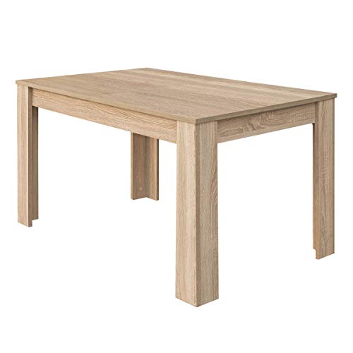 Habitdesign Mesa de Comedor Extensible, Mesa salón o Cocina, Acabado en Color Roble Canadian, Modelo Kendra, Medidas: 140-190 cm (Largo) x 90 cm (Ancho) x 78 cm (Alto) Habitdesign Mesa de Comedor Extensible, Mesa salón o Cocina, Acabado en Color Roble Canadian, Modelo Kendra, Medidas: 140-190 cm (Largo) x 90 cm (Ancho) x 78 cm (Alto)