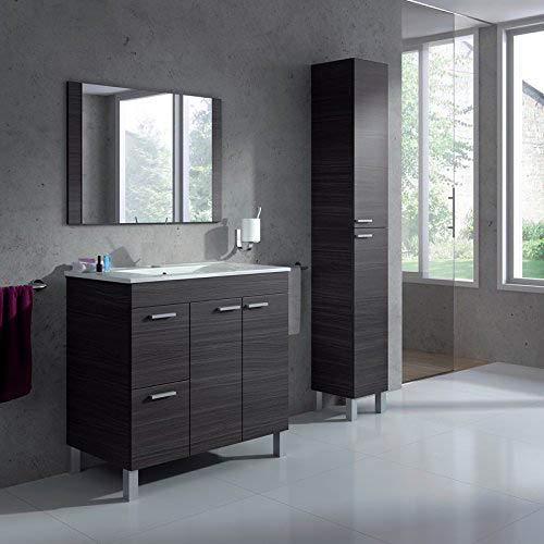 HABITMOBEL BAÑO Completo (Columna de Pie + Lavabo 2 Puertas + 2 cajones + Espejo) HABITMOBEL BAÑO Completo (Columna de Pie + Lavabo 2 Puertas + 2 cajones + Espejo)