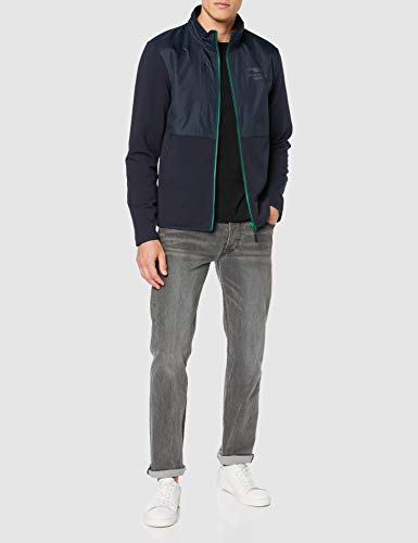 Hackett Amr Hybrid FZ Sudadera, Multicolor (Blue/Navy 5AU), Large para Hombre