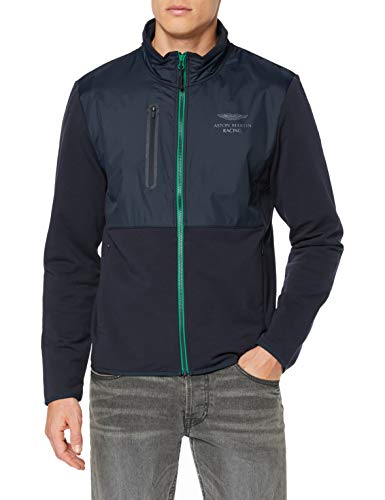 Hackett Amr Hybrid FZ Sudadera, Multicolor (Blue/Navy 5AU), Large para Hombre