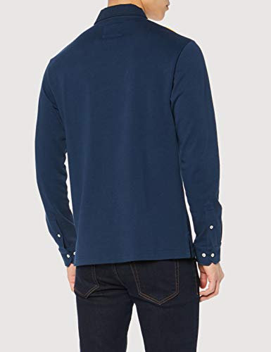Hackett Archive Quad Polo, Multicolor (Navy/Gold 5DK), Small para Hombre Hackett Archive Quad Polo, Multicolor (Navy/Gold 5DK), Small para Hombre