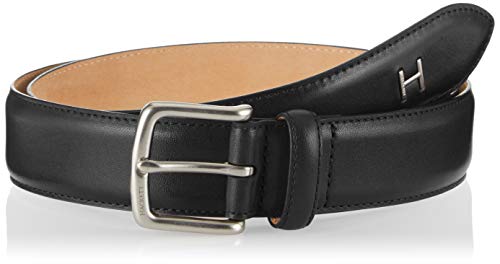 Hackett London H Logo Belts Cinturón, Negro (Black 999), 125 (Talla del fabricante: 34) para Hombre