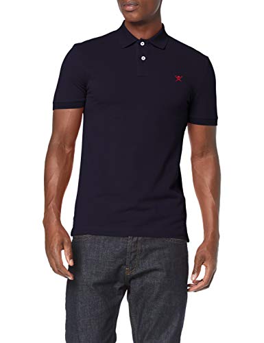 Hackett London Slim Fit Logo Polo, Azul (Navy 595), XX-Large para Hombre