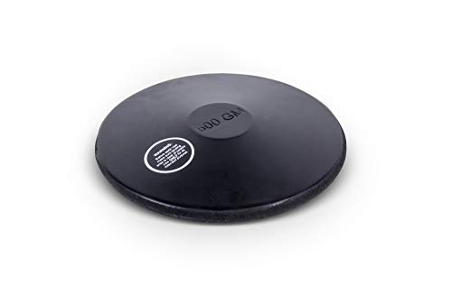 HAEST VINEX Disco de Entrenamiento de Caucho Negro – 0,60 kg – Lanzamiento de Disco HAEST VINEX Disco de Entrenamiento de Caucho Negro – 0,60 kg – Lanzamiento de Disco