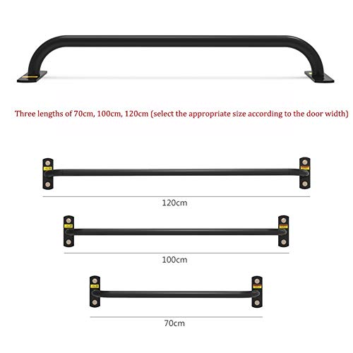 HAHABarras de dominadas Pull-up Cubierta Interna de Barras horizontales, de Acero Inoxidable/Acero de Barras horizontales, Instalación Tornillo de Carga de 200 kg (Color : Style1, Size : 70cm)