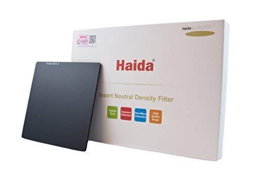 Haida ND64 - Filtro de Densidad Neutra de Cristal óptico Cuadrado (100 mm, ND1,8, 64 x 100, Compatible con Z) Haida ND64 - Filtro de Densidad Neutra de Cristal óptico Cuadrado (100 mm, ND1,8, 64 x 100, Compatible con Z)
