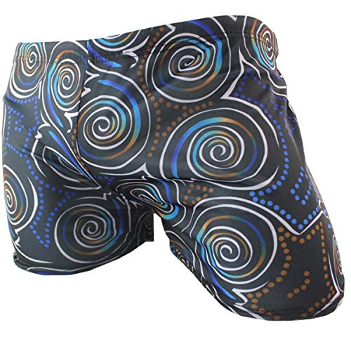 HaiQianXin Pantalones Cortos de natación de los Hombres Atractivos Pantalones de Color Transpirable de los Hombres Boxeador Breve Ropa de Playa