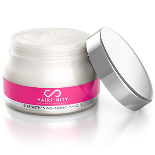 Hairfinity Máscarilla Tratamiento con Amino de Refuerzo Capilar Máscara Hidratante del Cabello y Acondicionador Profundo para Cabello Dañado, con Colágeno Hidrolizado, para el crecimiento 236 ml