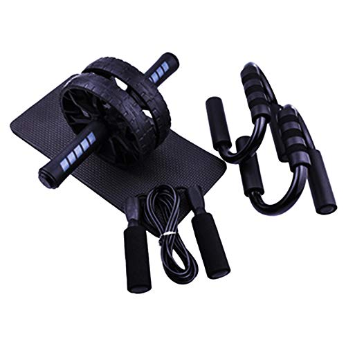 HAIZICJ AB Roller Power Wheel Ejercicio Push Up Workout Abdominal Muscle Trainer Gimnasio en casa Cuerdas para Saltar Peso Equipo de Fitness HAIZICJ AB Roller Power Wheel Ejercicio Push Up Workout Abdominal Muscle Trainer Gimnasio en casa Cuerdas para Saltar Peso Equipo de Fitness