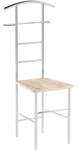 Haku Möbel valet stand - de metal con asiento, altura 109 cm Haku Möbel valet stand - de metal con asiento, altura 109 cm