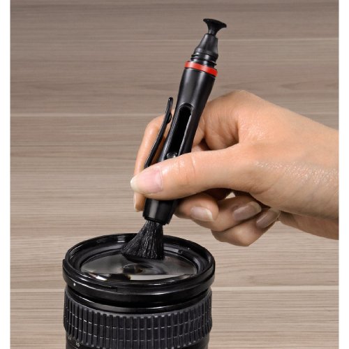 Hama Classic Lenspen - Lápiz limpiador para objetivos y filtros, color negro
