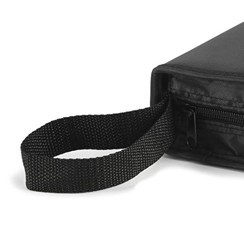 Hama - Estuche porta CD para 40 CD/DVD/Blu-rays, portafolios para guardar CD, negro Hama - Estuche porta CD para 40 CD/DVD/Blu-rays, portafolios para guardar CD, negro