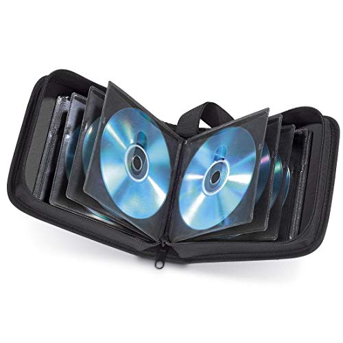 Hama - Estuche porta CD para 40 CD/DVD/Blu-rays, portafolios para guardar CD, negro Hama - Estuche porta CD para 40 CD/DVD/Blu-rays, portafolios para guardar CD, negro