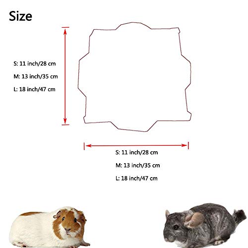 Hamaca Fina para Jaula para Mascotas, Ropa de Cama de Planeador de azúcar de Verano, litera para Chinchilla, Cama para Ratas, Hamaca para hurón, Jaula para Conejillo de Indias, Accesorios para Animal