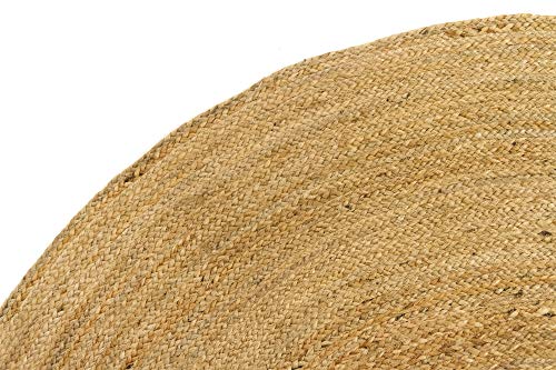 HAMID Alfombra Yute Alhambra Color Natural Redonda - Alfombra 100% Fibra de Yute (200x200cm) HAMID Alfombra Yute Alhambra Color Natural Redonda - Alfombra 100% Fibra de Yute (200x200cm)