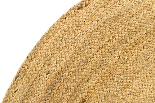 HAMID Alfombra Yute Alhambra Color Natural Redonda - Alfombra 100% Fibra de Yute (200x200cm) HAMID Alfombra Yute Alhambra Color Natural Redonda - Alfombra 100% Fibra de Yute (200x200cm)