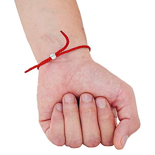 HAND-PRO Pulsera roja Mal de Ojo Pulsera Mal de Ojo roja Pulsera Hilo Trenzado Pulsera de la Suerte y protección Amuleto para el Mal de Ojo Pulsera Hilo Rojo