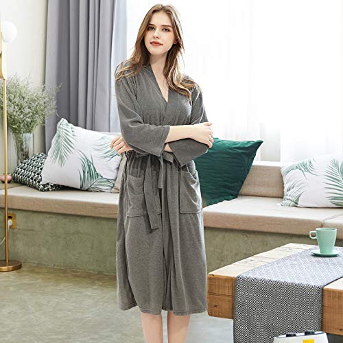 Handaxian Pijama de Verano, sección Delgada para Mujer, Mangas de Siete Puntos, Toalla, Bata de baño, sección Larga, Servicio a Domicilio Handaxian Pijama de Verano, sección Delgada para Mujer, Mangas de Siete Puntos, Toalla, Bata de baño, sección Larga, Servicio a Domicilio