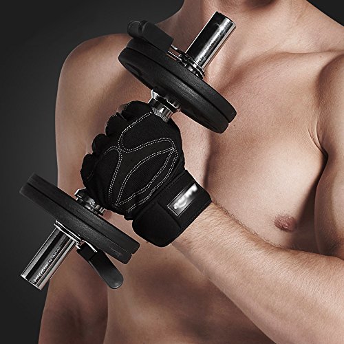 Handguards Manoplas Deportes Bike Fitness Guantes Hombre Mancuerna Entrenamiento Medio Dedo Transpirable Negro 16-18cm 18-20cm 20-21.5cm 21.5-22.5cm (Tamaño : 18-20cm) Handguards Manoplas Deportes Bike Fitness Guantes Hombre Mancuerna Entrenamiento Medio Dedo Transpirable Negro 16-18cm 18-20cm 20-21.5cm 21.5-22.5cm (Tamaño : 18-20cm)