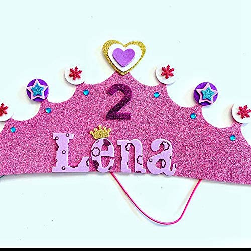HANDYLANDIA Corona CUMPLEAÑOS con Nombre Goma EVA Modelo Sol HANDYLANDIA Corona CUMPLEAÑOS con Nombre Goma EVA Modelo Sol