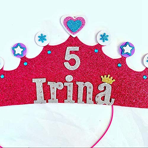 HANDYLANDIA Corona CUMPLEAÑOS con Nombre Goma EVA Modelo Sol HANDYLANDIA Corona CUMPLEAÑOS con Nombre Goma EVA Modelo Sol
