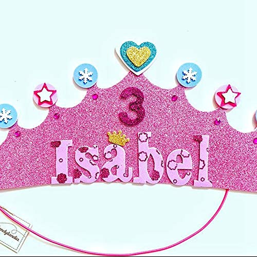 HANDYLANDIA Corona CUMPLEAÑOS con Nombre Goma EVA Modelo Sol HANDYLANDIA Corona CUMPLEAÑOS con Nombre Goma EVA Modelo Sol